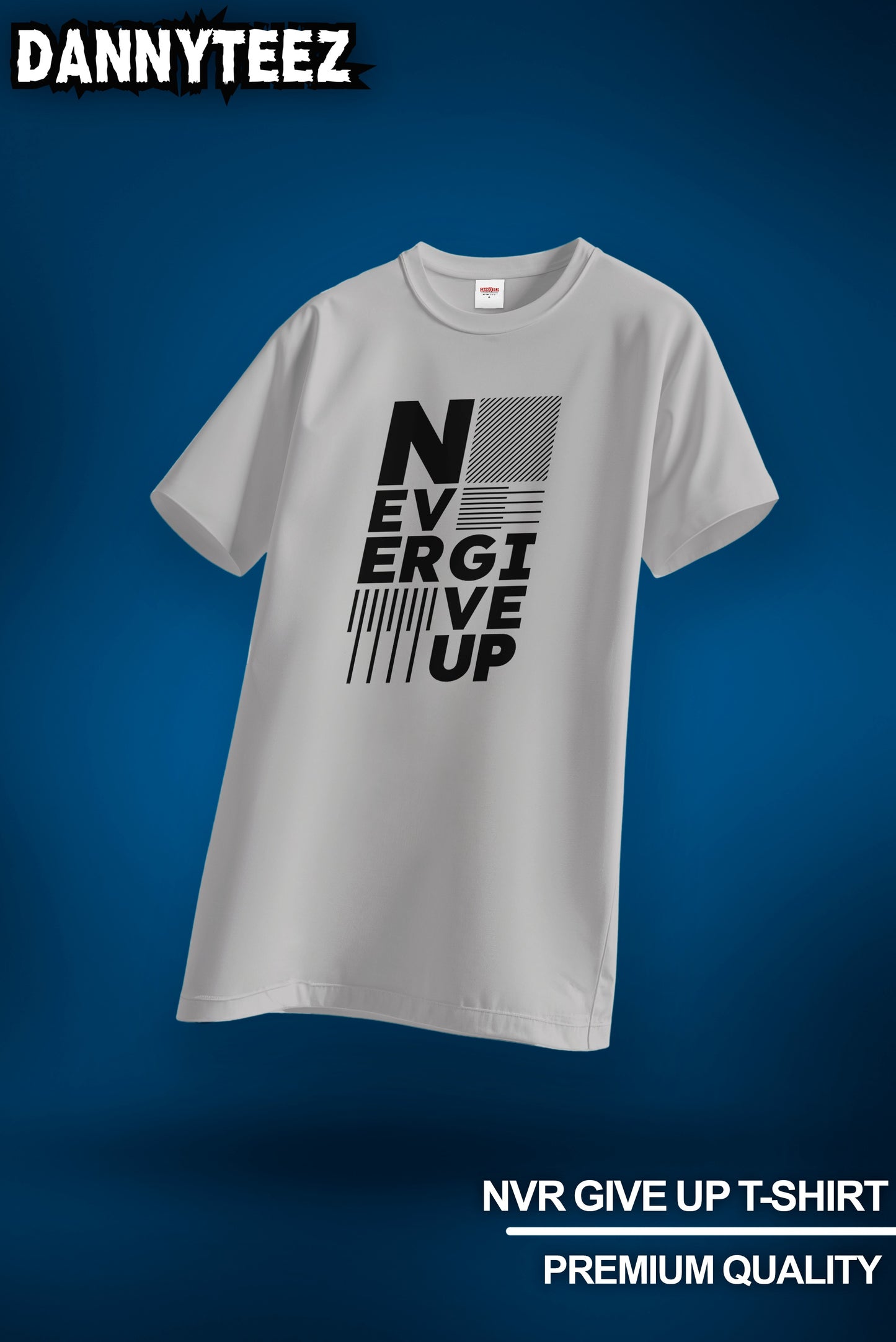 Never Give Up Regular Fit T-Shirt
